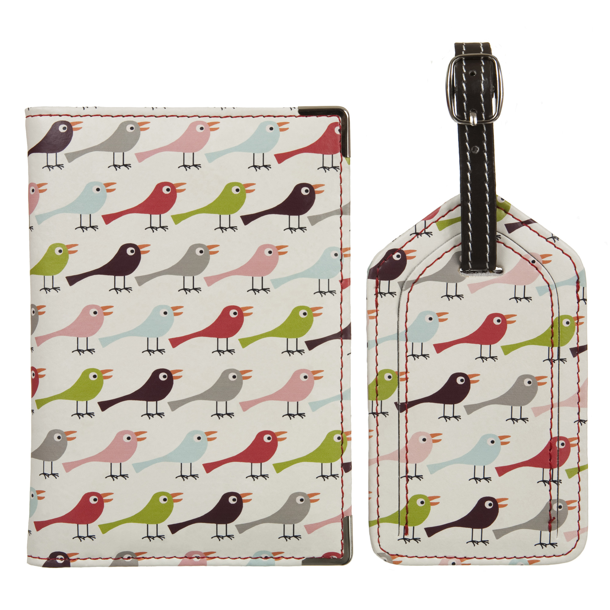 Birds Luggage Tag Set